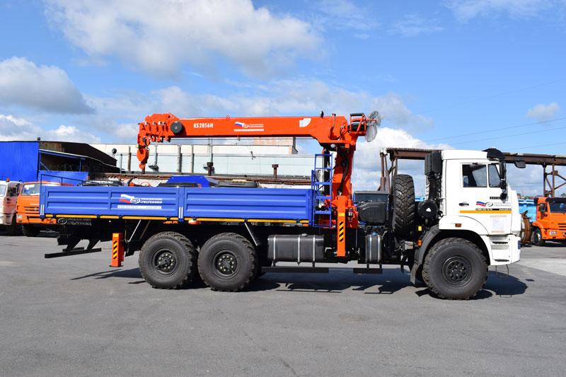 Бортовой автомобиль КАМАЗ 43118 с КМУ Kanglim KS2056